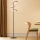 Eglo - LED prigušiva podna lampa LED/20W/230V 2200-6500K mesing