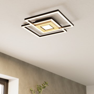 Eglo - LED Prigušiva stropna svjetiljka 2xLED/17W/230V +1xLED/4,2W 2700-6500K + daljinski upravljač