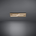 Eglo - LED Prigušiva stropna svjetiljka 4xLED/9W/230V 3000K 22x78 cm smeđa