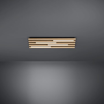 Eglo - LED Prigušiva stropna svjetiljka 4xLED/9W/230V 3000K 22x78 cm smeđa