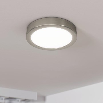 Eglo - LED Prigušiva stropna svjetiljka LED/11W/230V mat krom