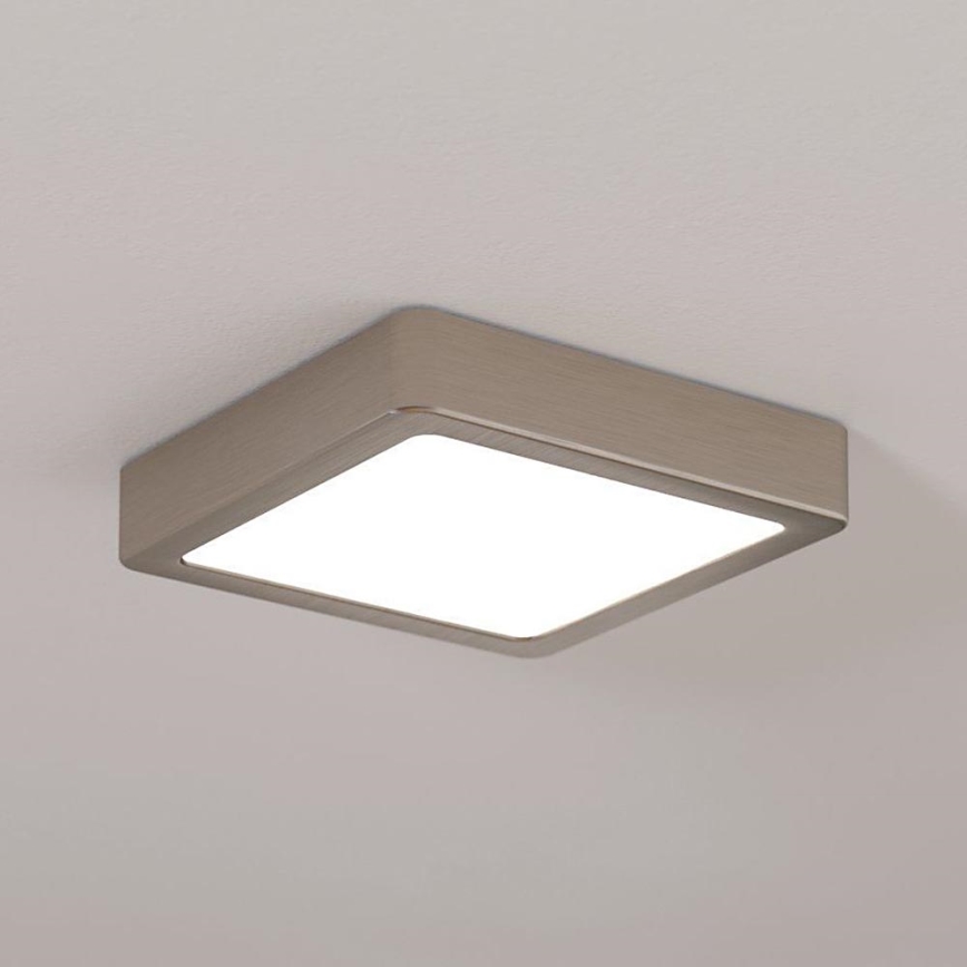 Eglo - LED Prigušiva stropna svjetiljka LED/11W/230V mat krom