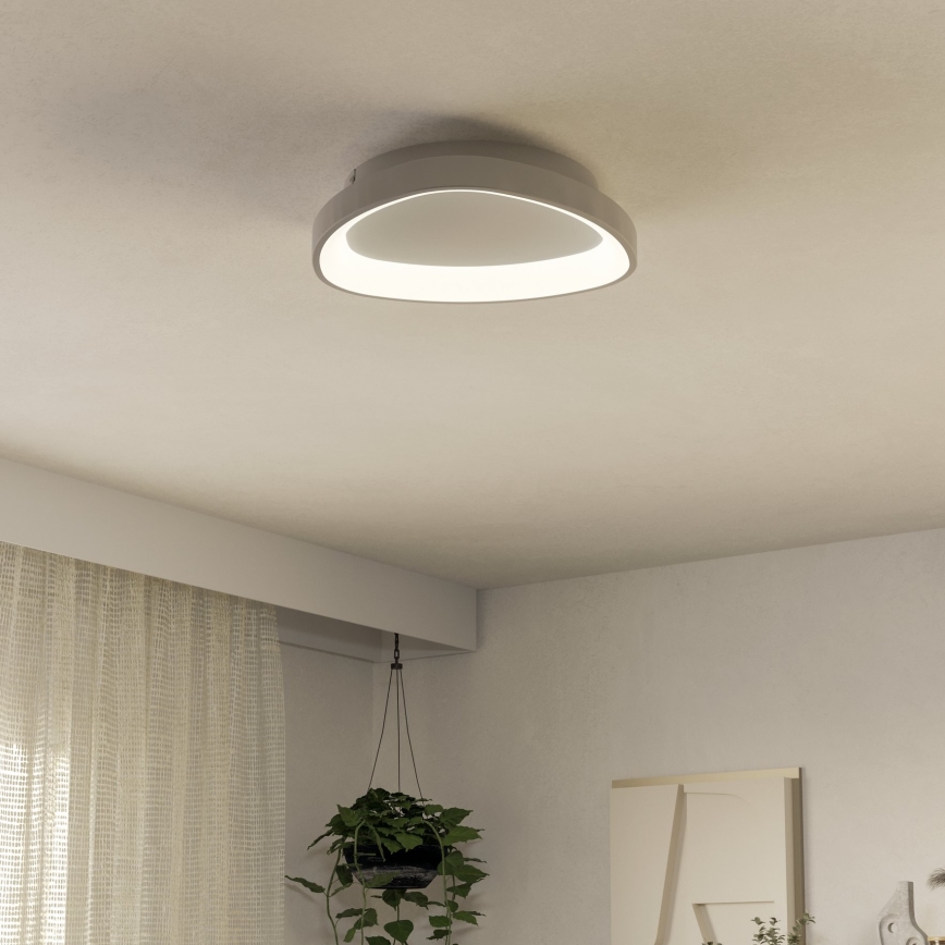 Eglo - LED Prigušiva stropna svjetiljka LED/12W/230V 2700-6500K bijela + daljinski upravljač