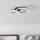 Eglo - LED Prigušiva stropna svjetiljka LED/12W/230V 4000K crna/zlatna