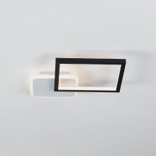 Eglo - LED Prigušiva stropna svjetiljka LED/15W/230V crna + daljinski upravljač