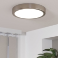 Eglo - LED Prigušiva stropna svjetiljka LED/17W/230V krom