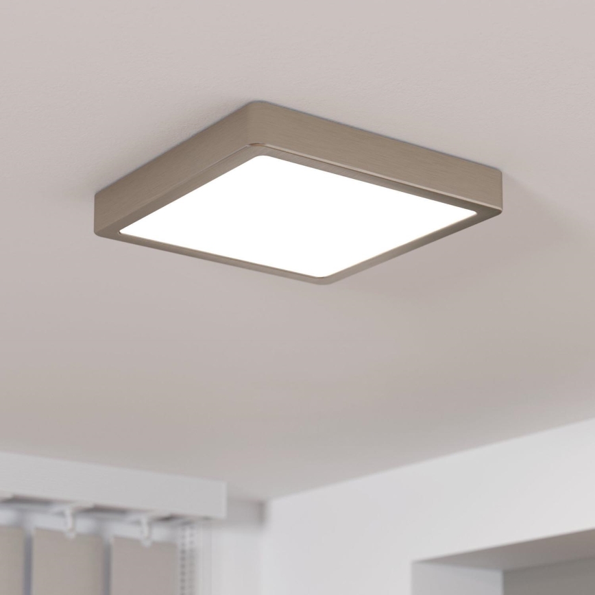 Eglo - LED Prigušiva stropna svjetiljka LED/17W/230V mat krom