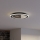 Eglo - LED Prigušiva stropna svjetiljka LED/20W/230V 2700-6500K crna + daljinski upravljač