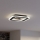 Eglo - LED Prigušiva stropna svjetiljka LED/20W/230V 2700-6500K crna + daljinski upravljač