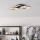 Eglo - LED Prigušiva stropna svjetiljka LED/20W/230V 4000K crna/zlatna