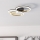 Eglo - LED Prigušiva stropna svjetiljka LED/20W/230V 4000K crna/zlatna