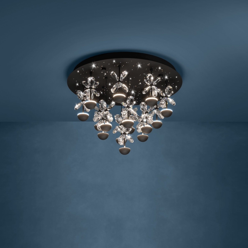 Eglo - LED Prigušiva stropna svjetiljka LED/27W/230V 3000K crna