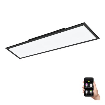 Eglo - LED Prigušiva stropna svjetiljka LED/33,5W/230V crna ZigBee