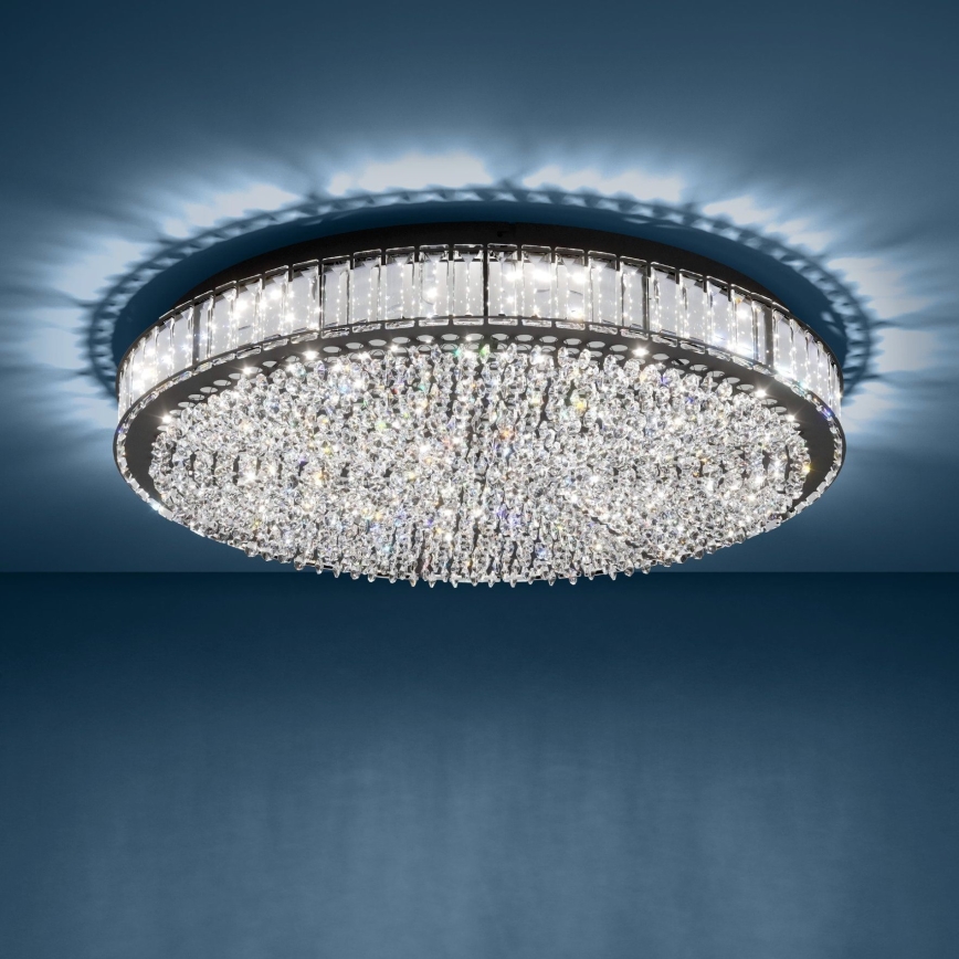 Eglo - LED Prigušiva stropna svjetiljka LED/52,4W/230V 4000K crna