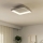 Eglo - LED Prigušiva stropna svjetiljka LORETELLO LED/12W/230V bijela + daljinski upravljač