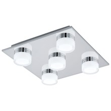 Eglo - LED Prigušiva stropna svjetiljka za kupaonicu 5xLED/7,2W/ IP44