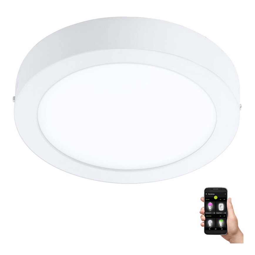 Eglo - LED Prigušiva stropna svjetiljka za kupaonicu LED/16,5W/230V 2700-6500K IP44 ZigBee