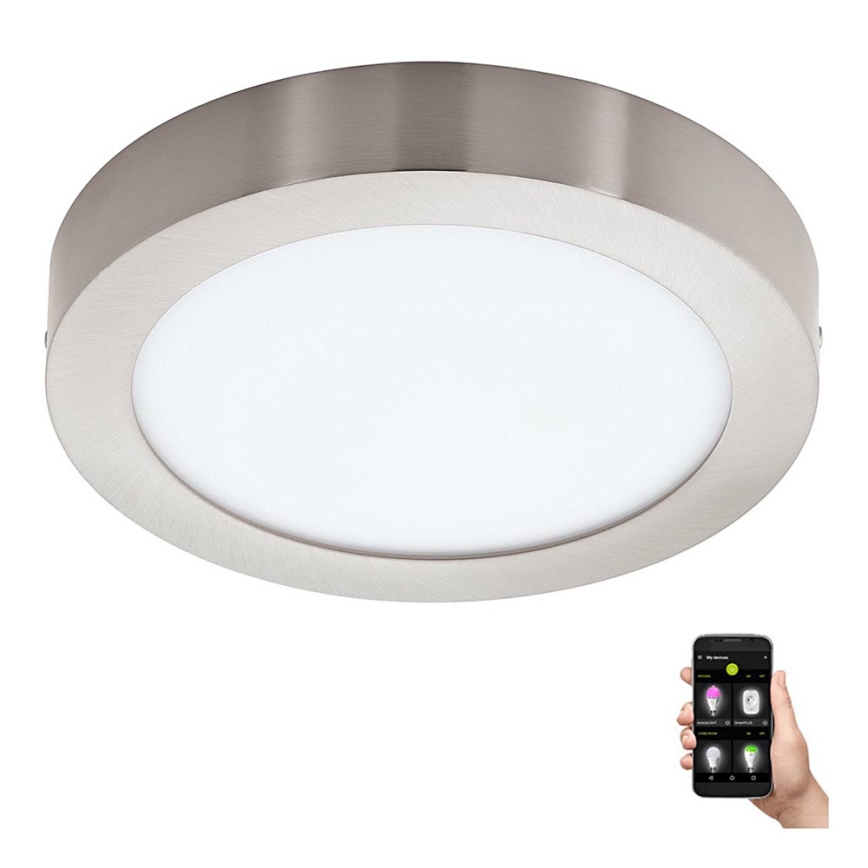 Eglo - LED Prigušiva stropna svjetiljka za kupaonicu LED/16,5W/230V IP44 ZigBee