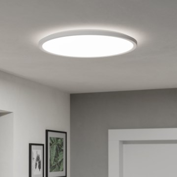 Eglo - LED Prigušiva stropna svjetiljka za kupaonicu LED/16,8W/230V 2700-6500K pr.50 cm IP44 bijela + daljinski upravljač