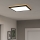 Eglo - LED Prigušiva stropna svjetiljka za kupaonicu LED/17,6W/230V 2700-6500K 39x39 cm IP44 crna + daljinski upravljač