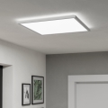 Eglo - LED Prigušiva stropna svjetiljka za kupaonicu LED/17W/230V 2700-6500K 50x50 cm IP44 bijela + daljinski upravljač