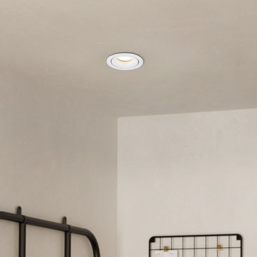 Eglo - LED Prigušiva ugradbena svjetiljka LED/4,9W/230V bijela