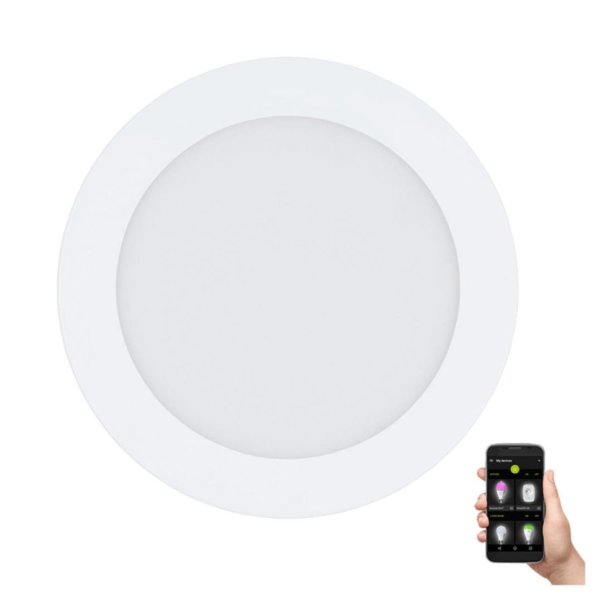 Eglo - LED Prigušiva ugradbena svjetiljka za kupaonicu LED/10,5W/230V IP44 ZigBee