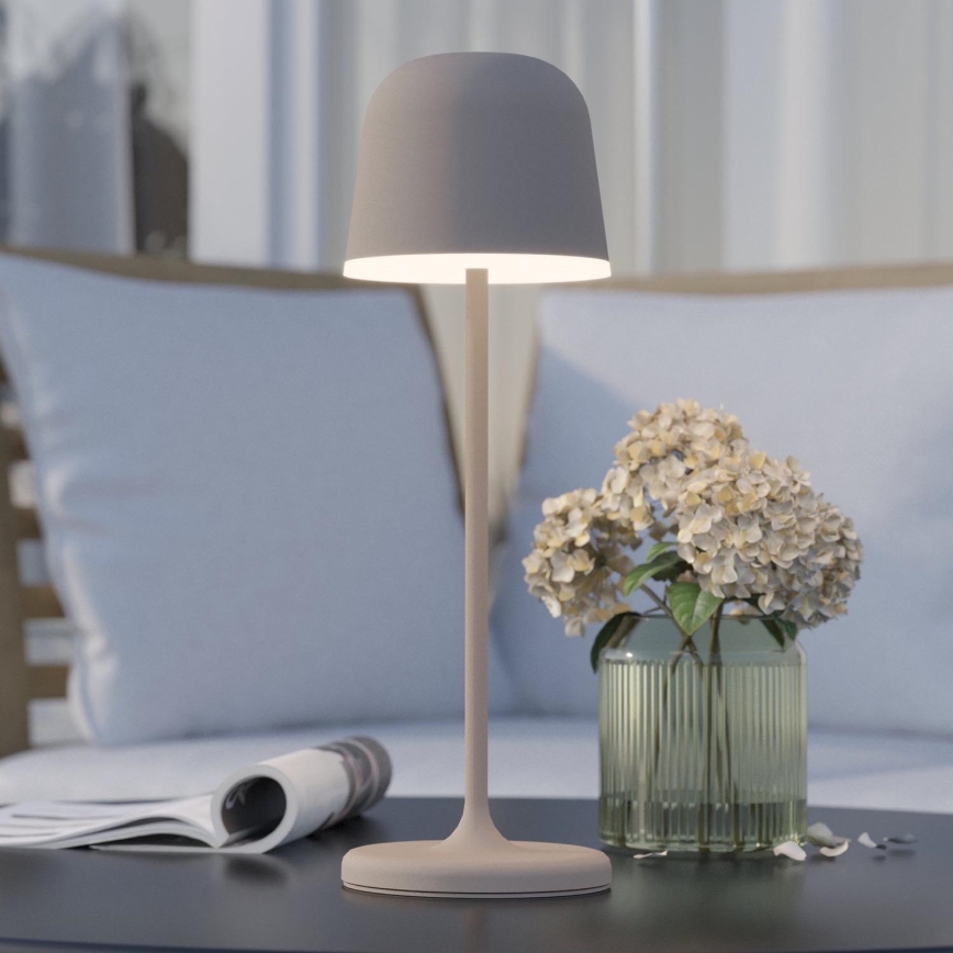 Eglo - LED Prigušiva vanjska punjiva lampa LED/2,2W/5V 1800 mAh bež IP54