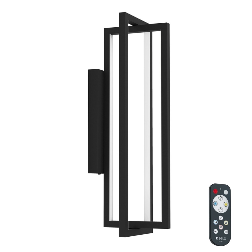 Eglo - LED Prigušiva zidna svjetiljka LED/15,5W/230V + daljinski upravljač