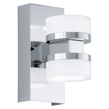 Eglo - LED Prigušiva zidna svjetiljka za kupaonicu 2xLED/7,2W/ IP44
