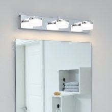 Eglo - LED Prigušiva zidna svjetiljka za kupaonicu 3xLED/7,2W/ IP44