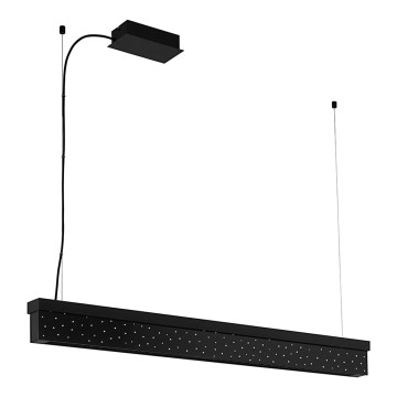 Eglo - LED prigušivač luster na užetu LED/29W/230V + LED/19W