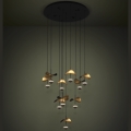 Eglo - LED Prigušivi luster na sajli 10xLED/2,3W/230V 3000K pr. 58 cm