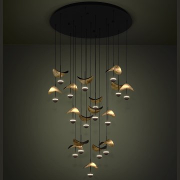 Eglo - LED Prigušivi luster na sajli 17xLED/2,3W/230V 3000K pr. 78 cm
