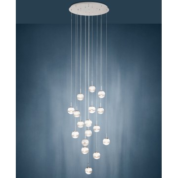 Eglo - LED Prigušivi luster na sajli 17xLED/5W/230V