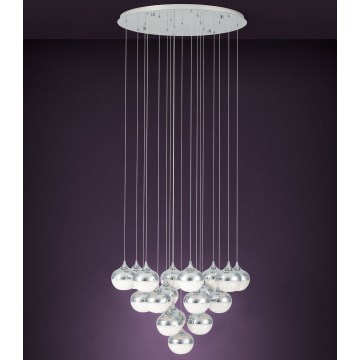 Eglo - LED Prigušivi luster na sajli 18xLED/3,1W/230V