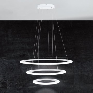 Eglo - LED Prigušivi luster na sajli 1xLED/45W/230V + 1xLED/33W + 1xLED/19,5W
