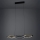 Eglo - LED Prigušivi luster na sajli 2xLED/12,5W/230V + LED/15,5W 3000K crna