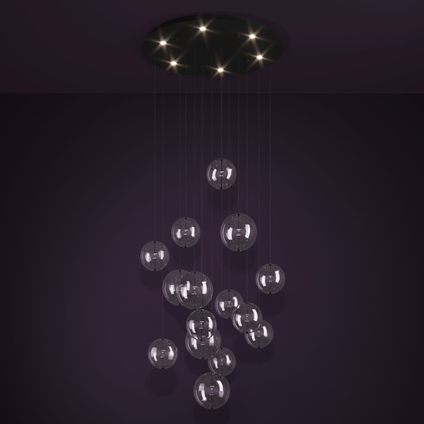 Eglo - LED Prigušivi luster na sajli 6xLED/4,2W/230V 3000K prozirna