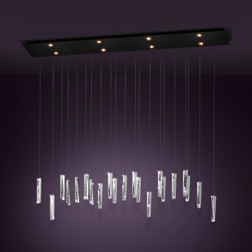 Eglo - LED Prigušivi luster na sajli 8xLED/4,2W/230V 3000K prozirna