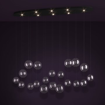 Eglo - LED Prigušivi luster na sajli 8xLED/4,2W/230V 3000K prozirna