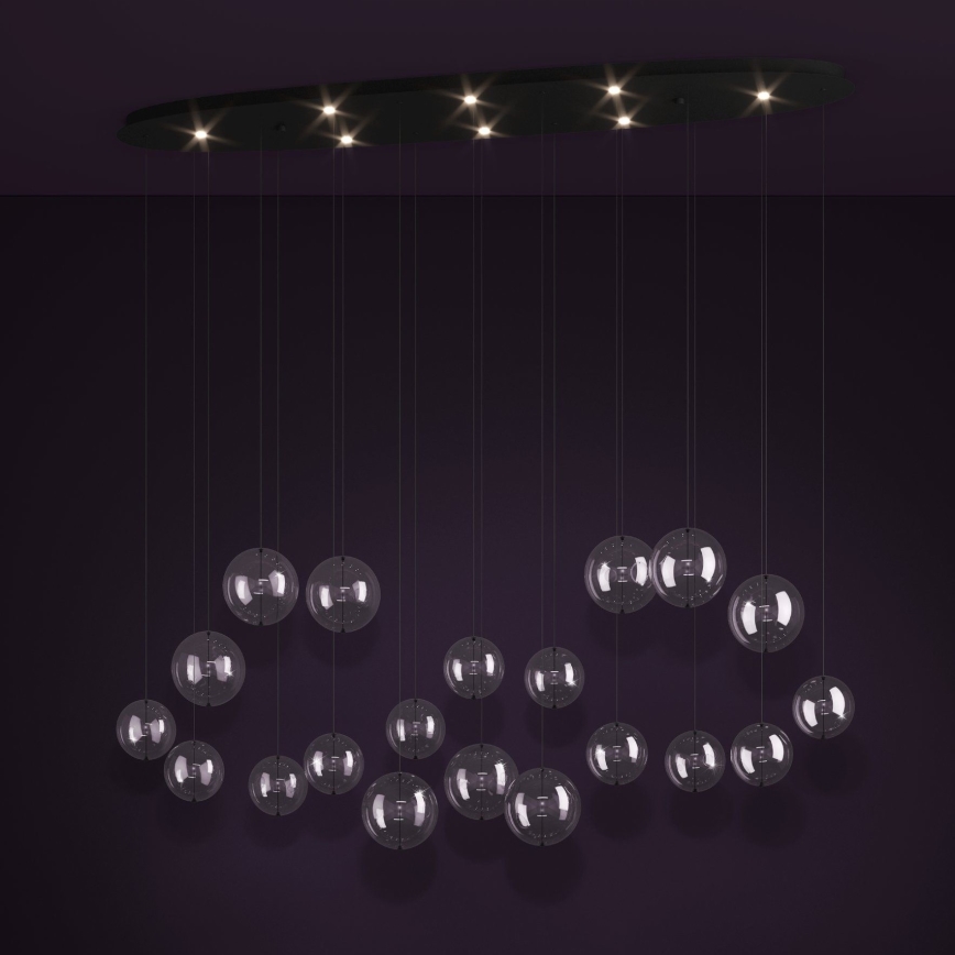 Eglo - LED Prigušivi luster na sajli 8xLED/4,2W/230V 3000K prozirna