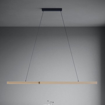 Eglo - LED Prigušivi luster na sajli LED/21W/230V 3000K smeđa