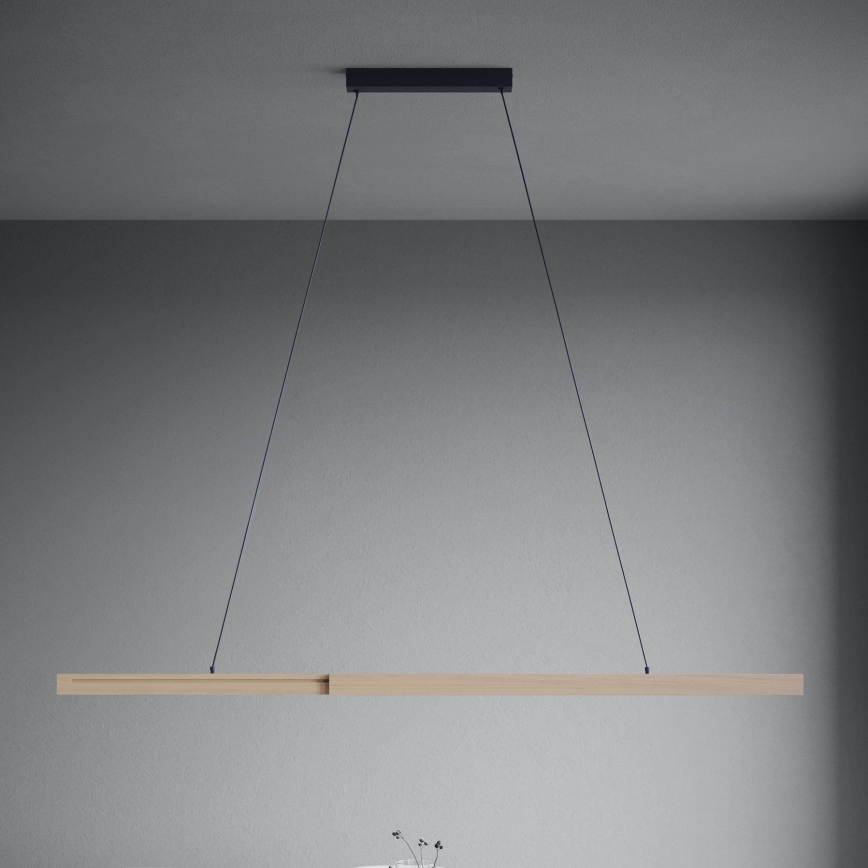 Eglo - LED Prigušivi luster na sajli LED/21W/230V 3000K smeđa