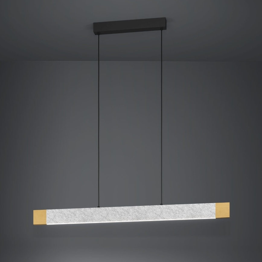 Eglo - LED Prigušivi luster na sajli LED/22,2W/230V 3000K smeđa/siva