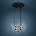 Eglo - LED Prigušivi luster na sajli LED/27W/230V 3000K crna