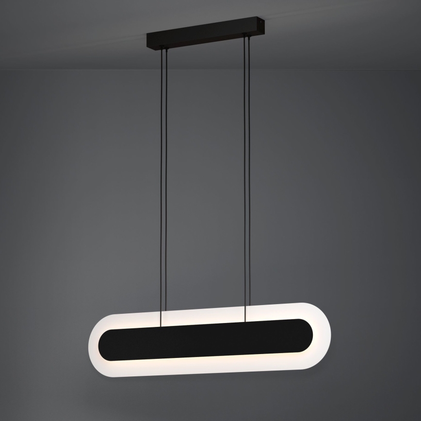 Eglo - LED Prigušivi luster na sajli LED/32W/230V 3000K crna