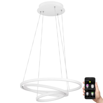 Eglo - LED Prigušivi luster na sajli LED/43,2W/230V bijela