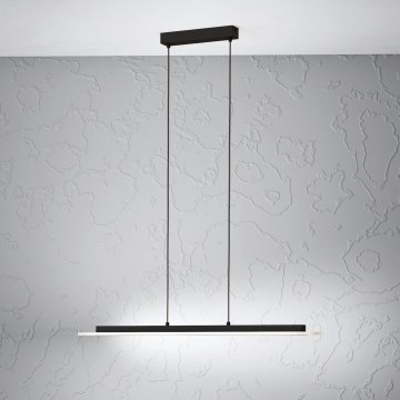 Eglo - LED Prigušivi luster na sajli LED/57,5W/230V 3000K crna + daljinski upravljač