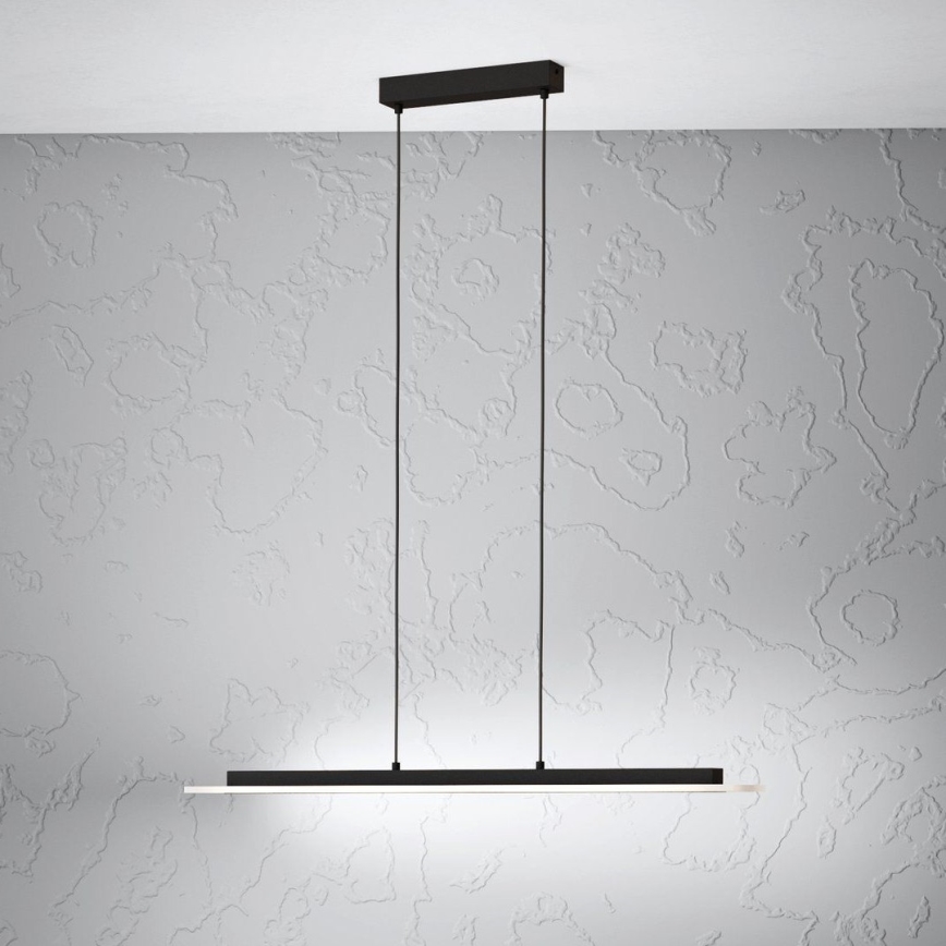 Eglo - LED Prigušivi luster na sajli LED/57,5W/230V 3000K crna + daljinski upravljač